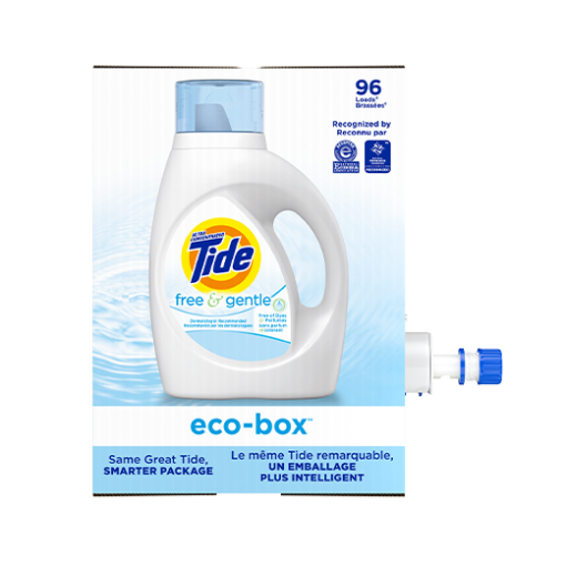 Tide Eco-Box Free & Gentle Detergent For Sale